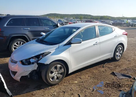 2016 Hyundai Elantra Se from USA, damaged, VIN 5NPDH4AEXGH706871
